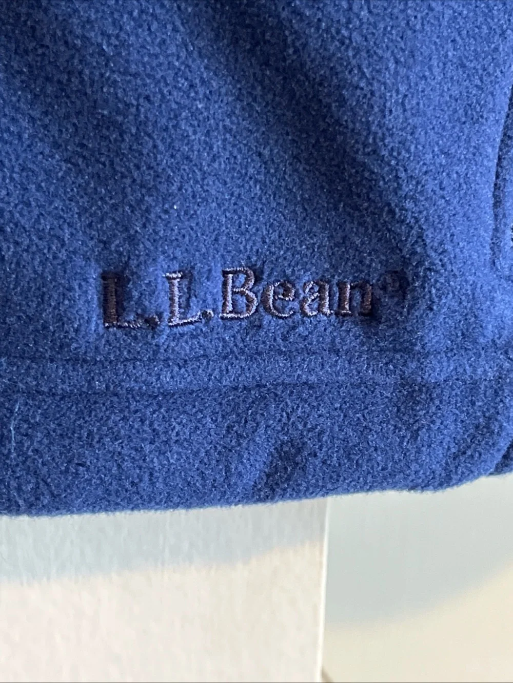 Vintage LL Bean Fleece Vest Womens XL Royal Blue Full Zip Gorpcore 90s RN 71341
